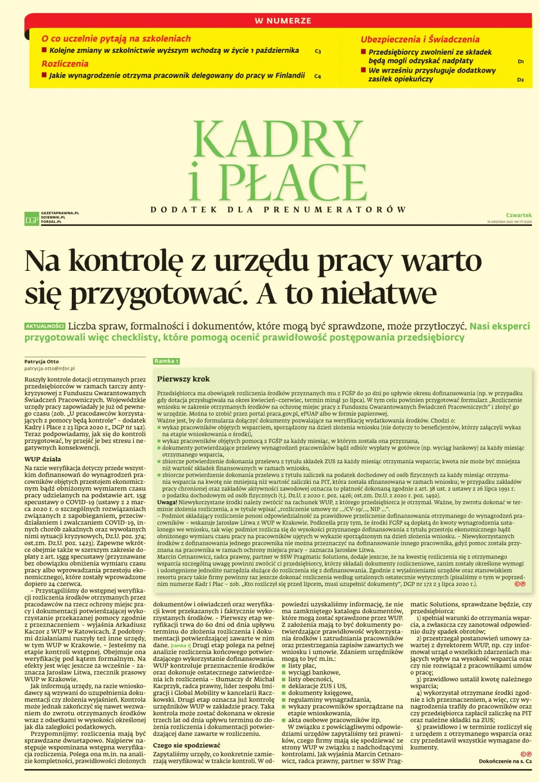 KADRY I PŁACE