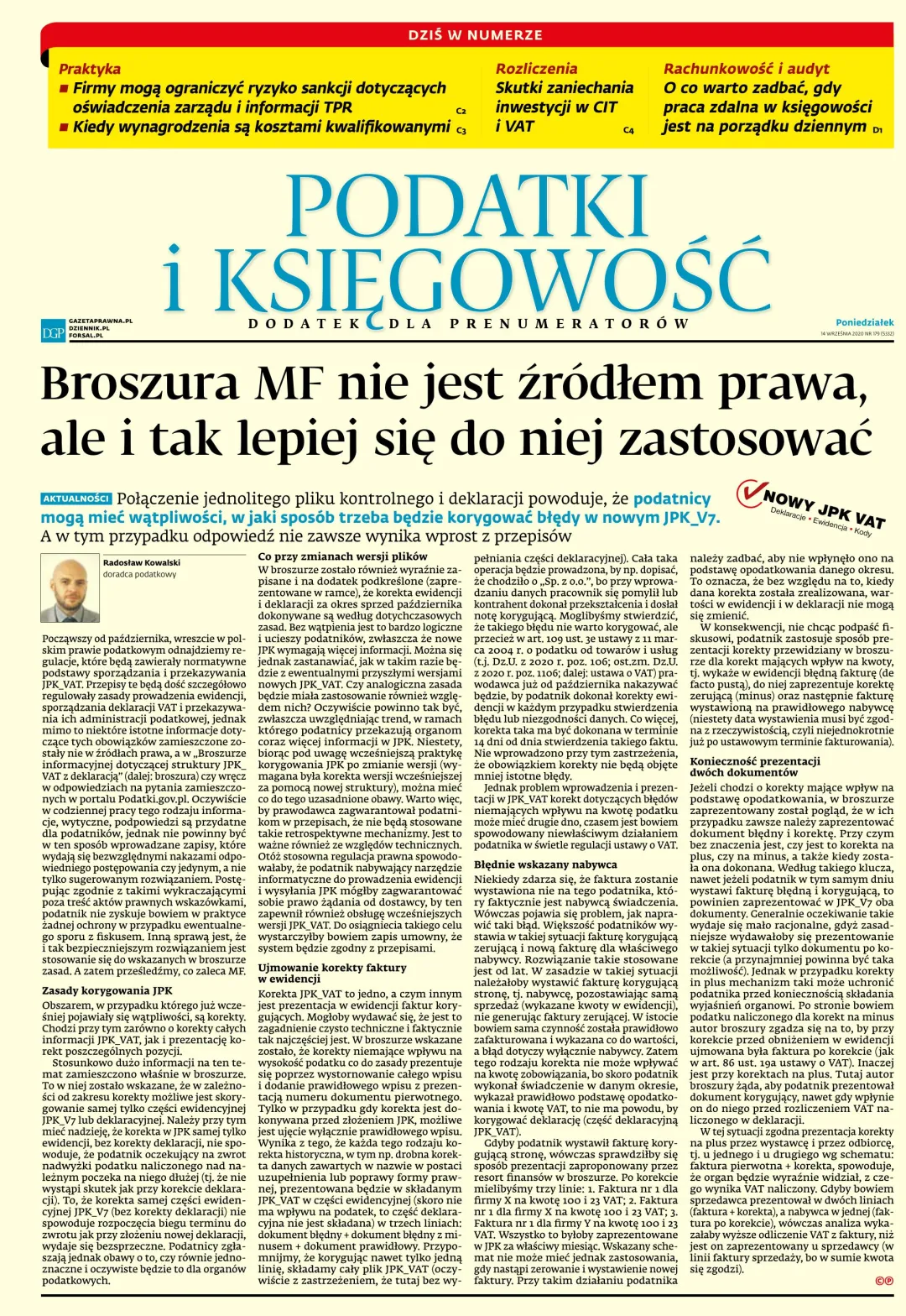 PODATKI I KSIĘGOWOŚĆ
