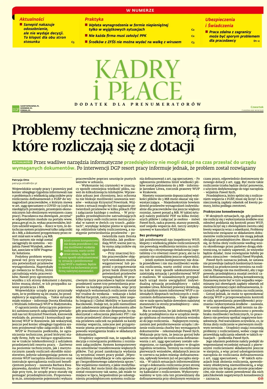 KADRY I PŁACE