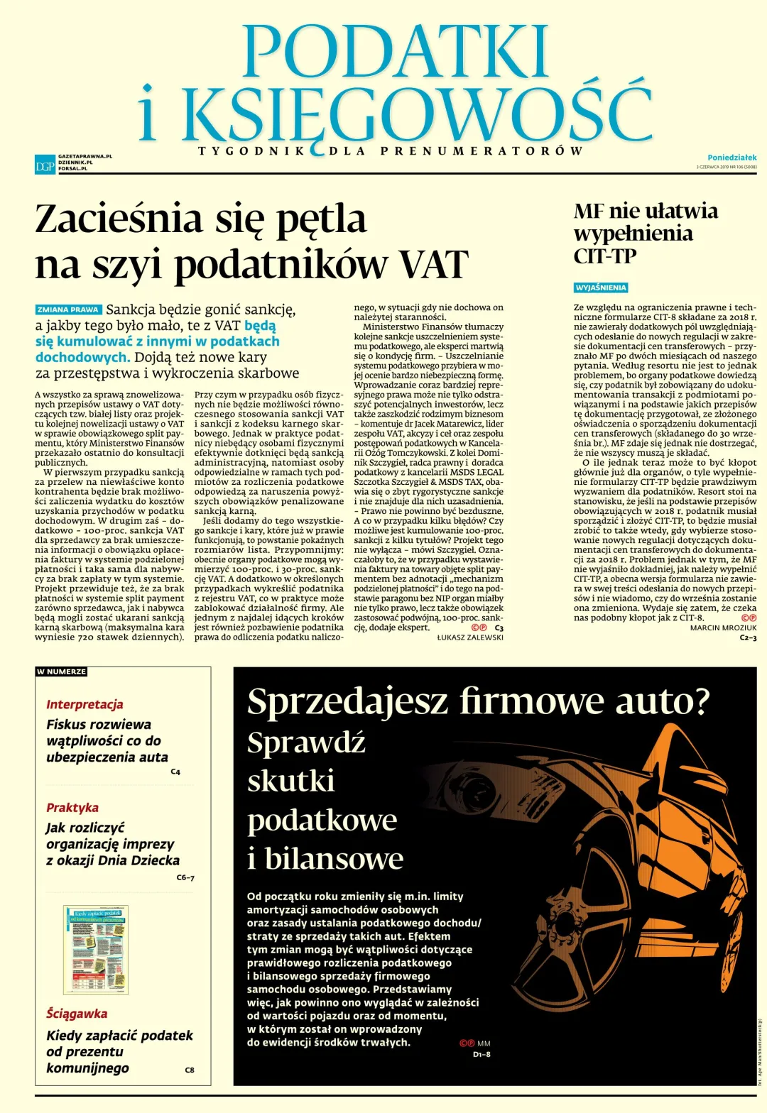 PODATKI I KSIĘGOWOŚĆ