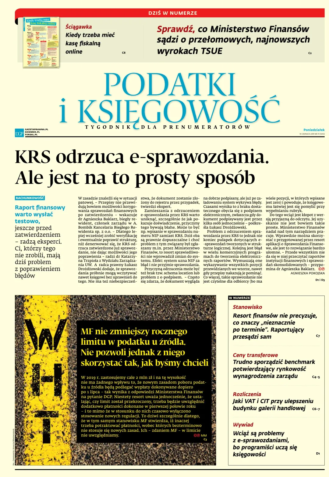 PODATKI I KSIĘGOWOŚĆ