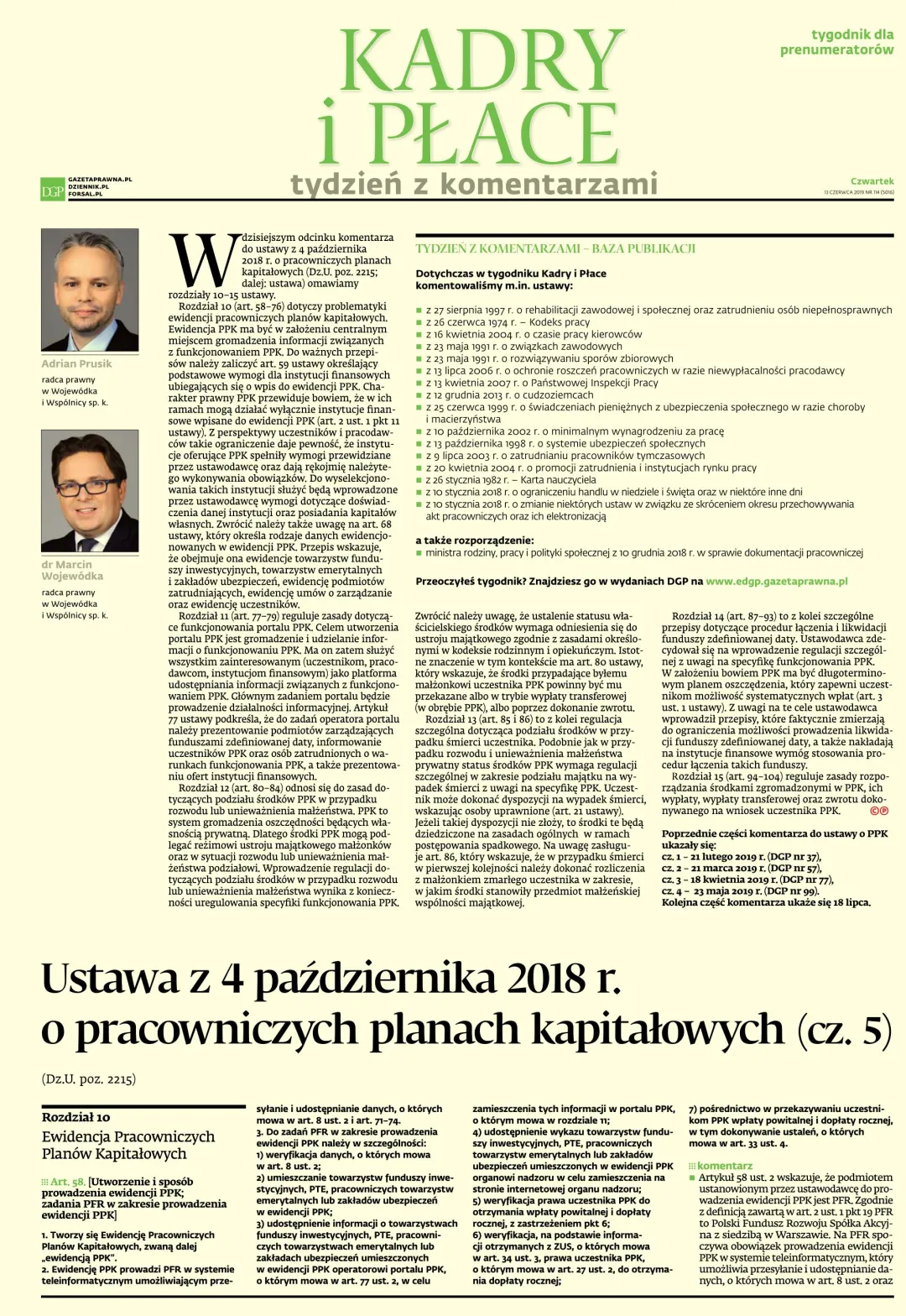 KADRY I PŁACE