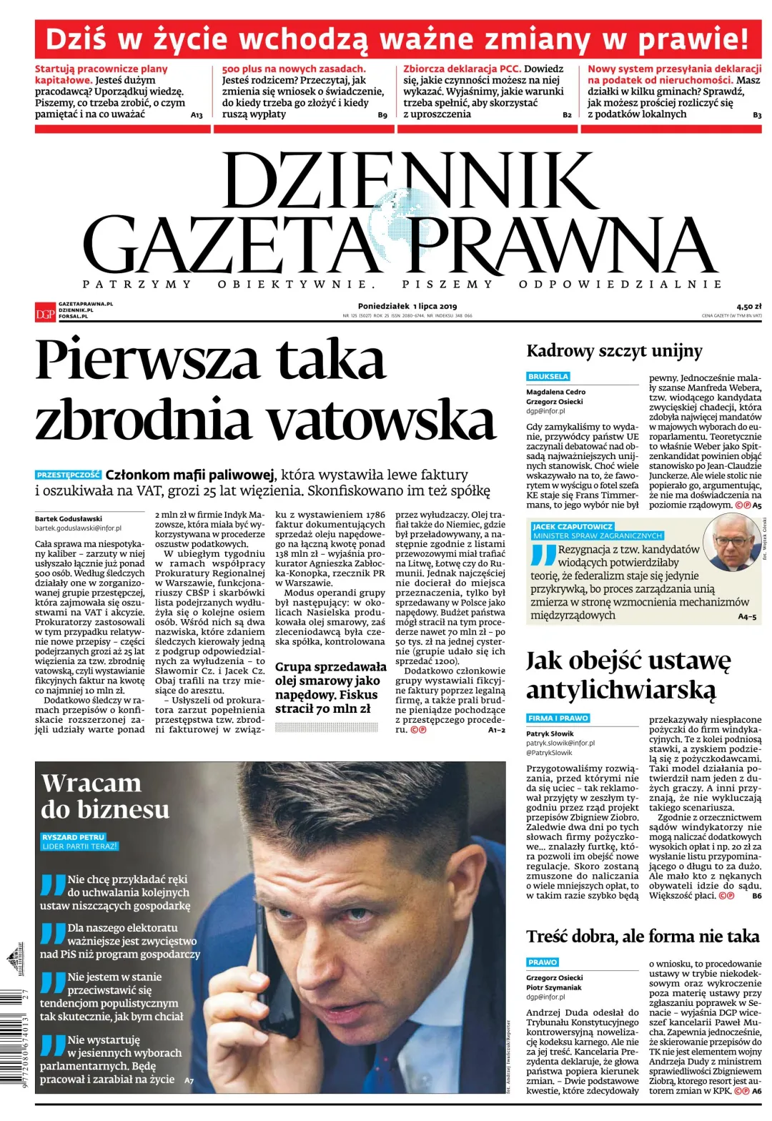 PIERWSZA STRONA DGP