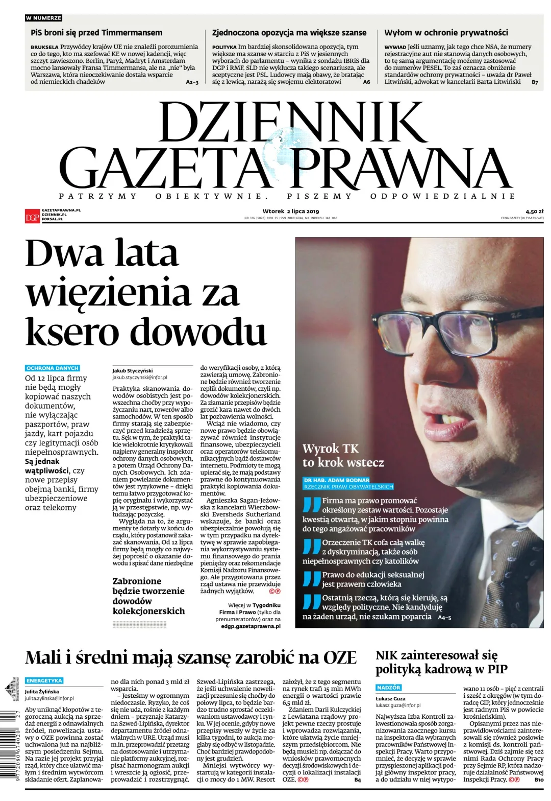 PIERWSZA STRONA DGP
