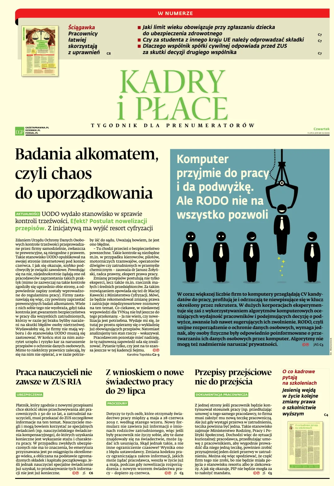 KADRY I PŁACE