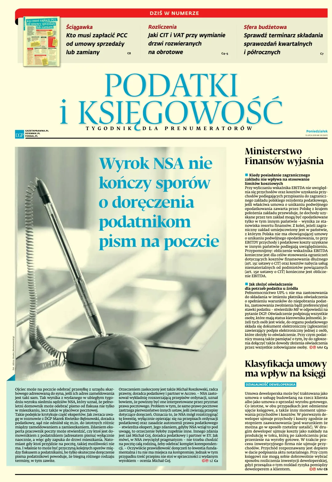 PODATKI I KSIĘGOWOŚĆ