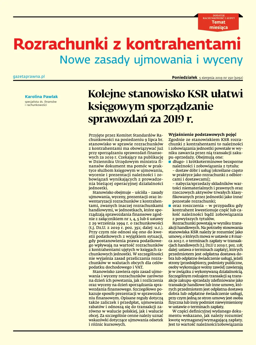 RACHUNKOWOŚĆ I AUDYT