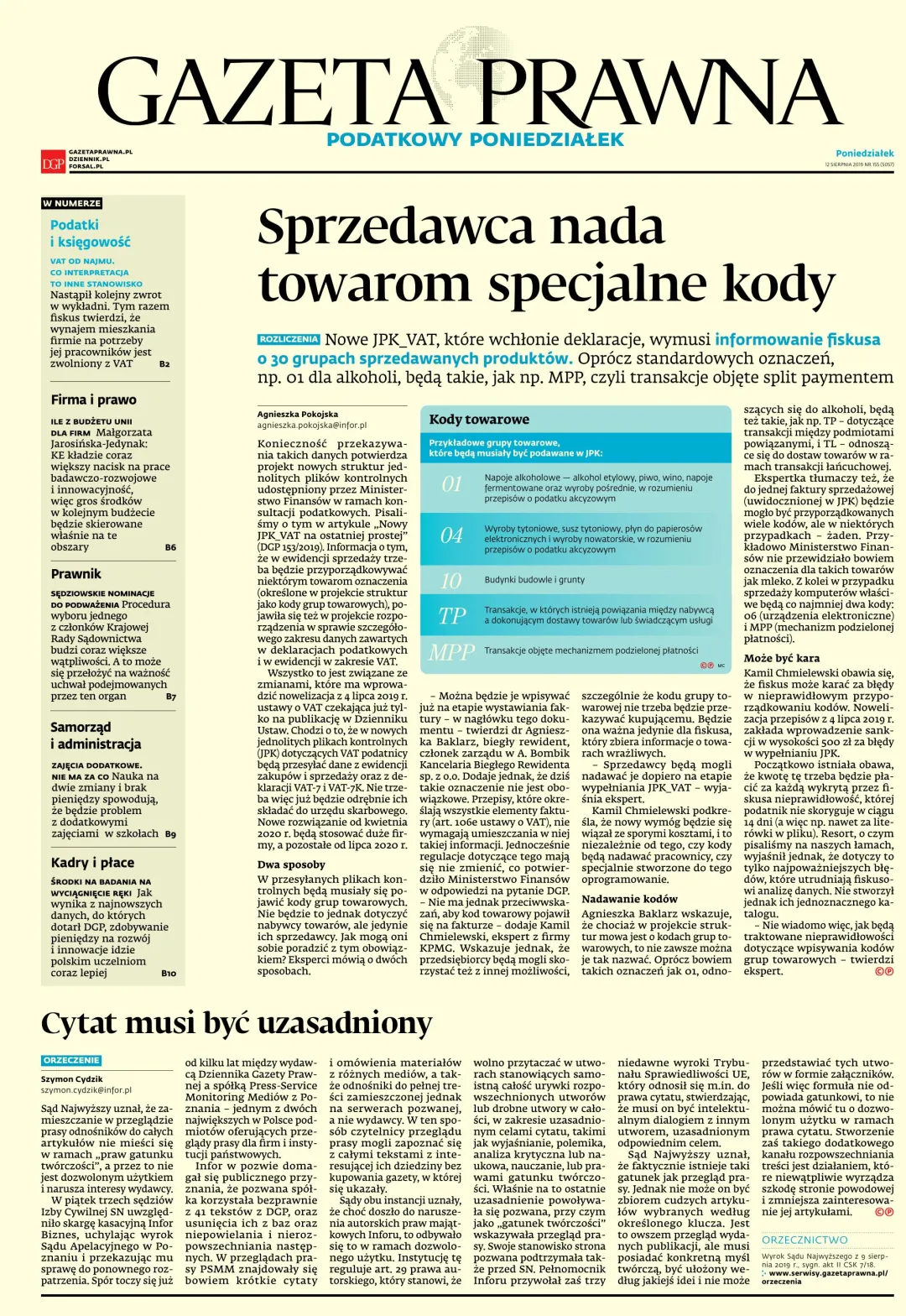 PIERWSZA STRONA GP