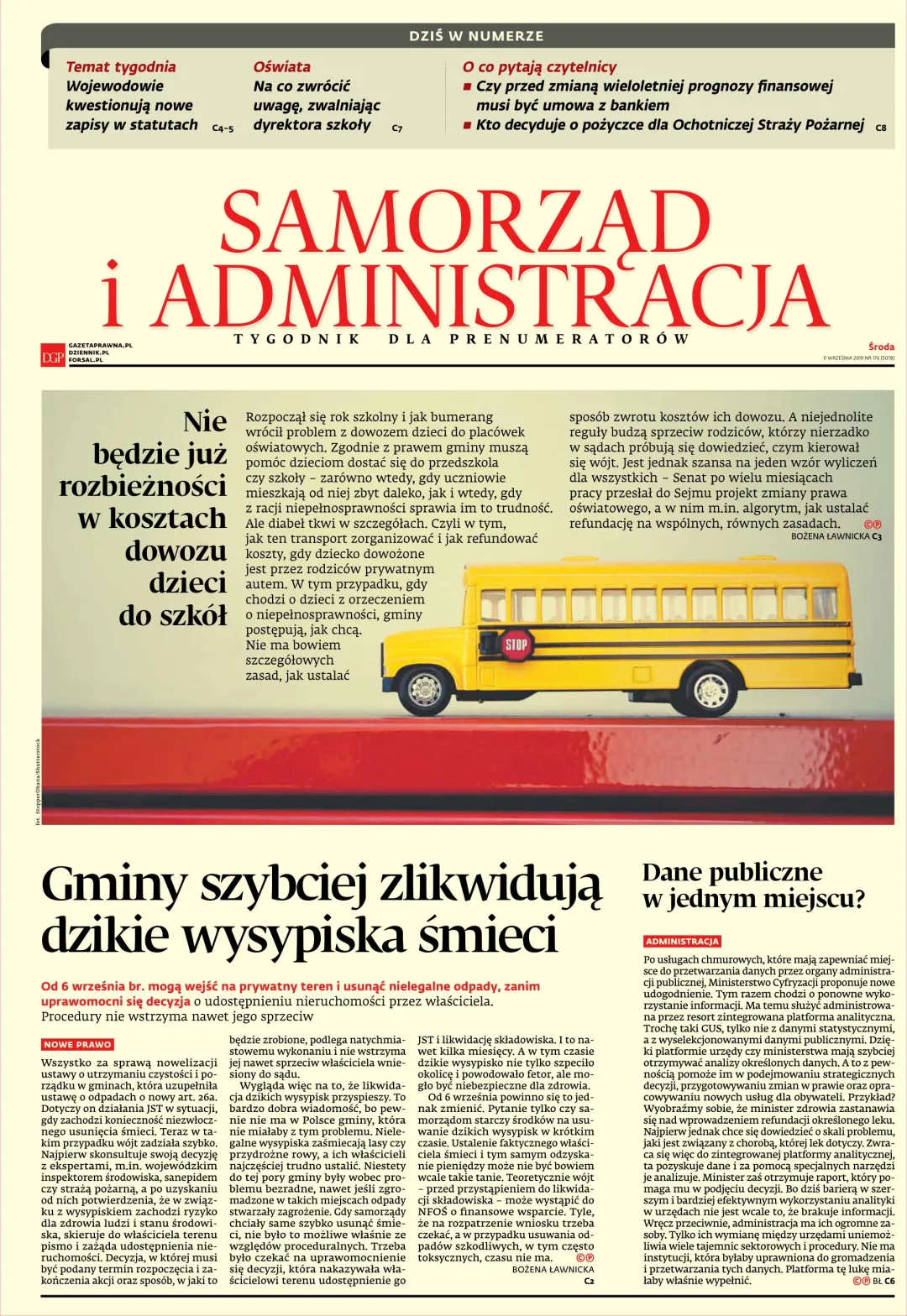 SAMORZĄD I ADMINISTRACJA
