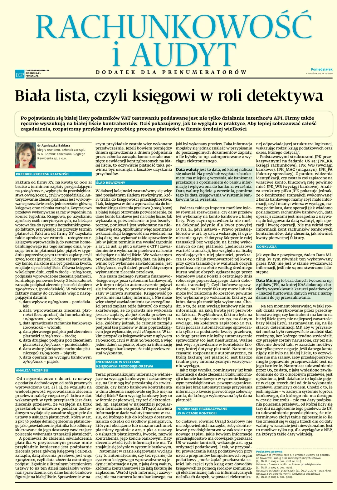 RACHUNKOWOŚĆ I AUDYT