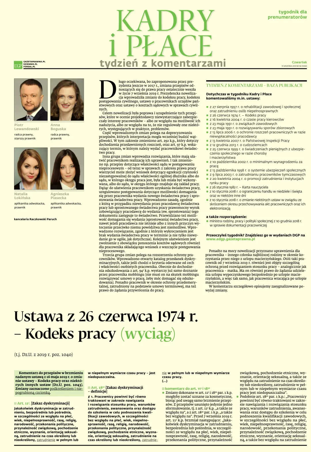KADRY I PŁACE