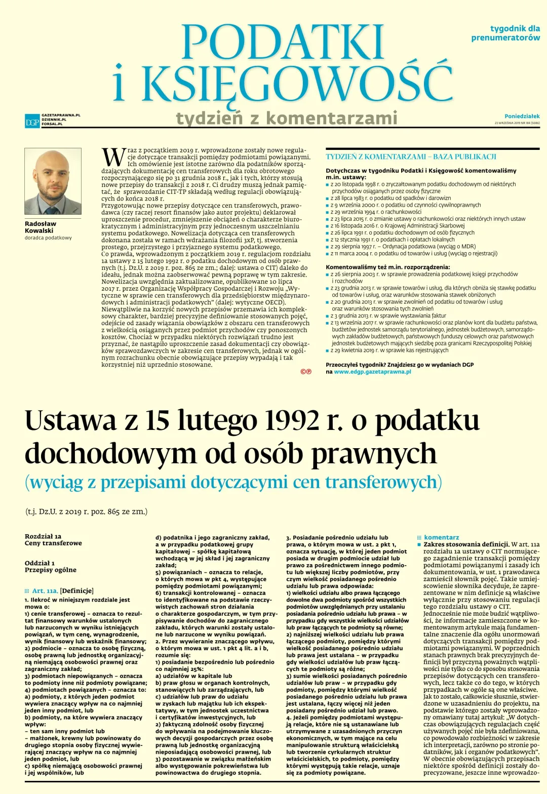 PODATKI I KSIĘGOWOŚĆ