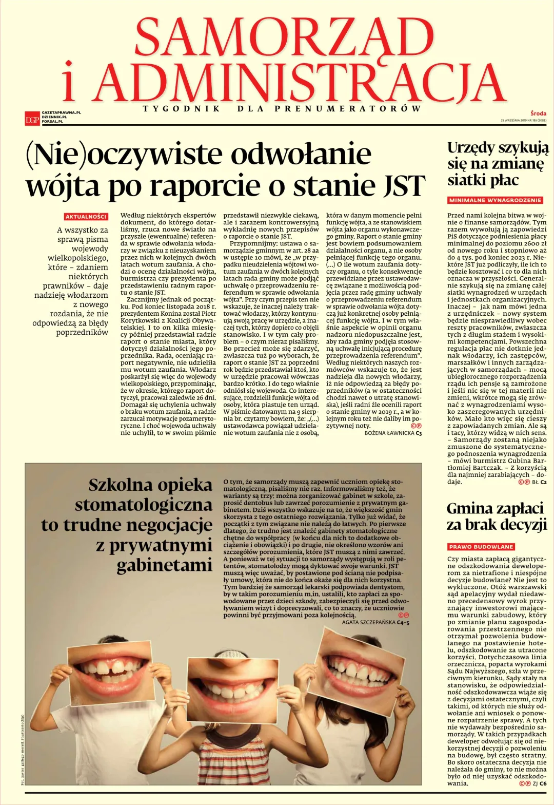 SAMORZĄD I ADMINISTRACJA