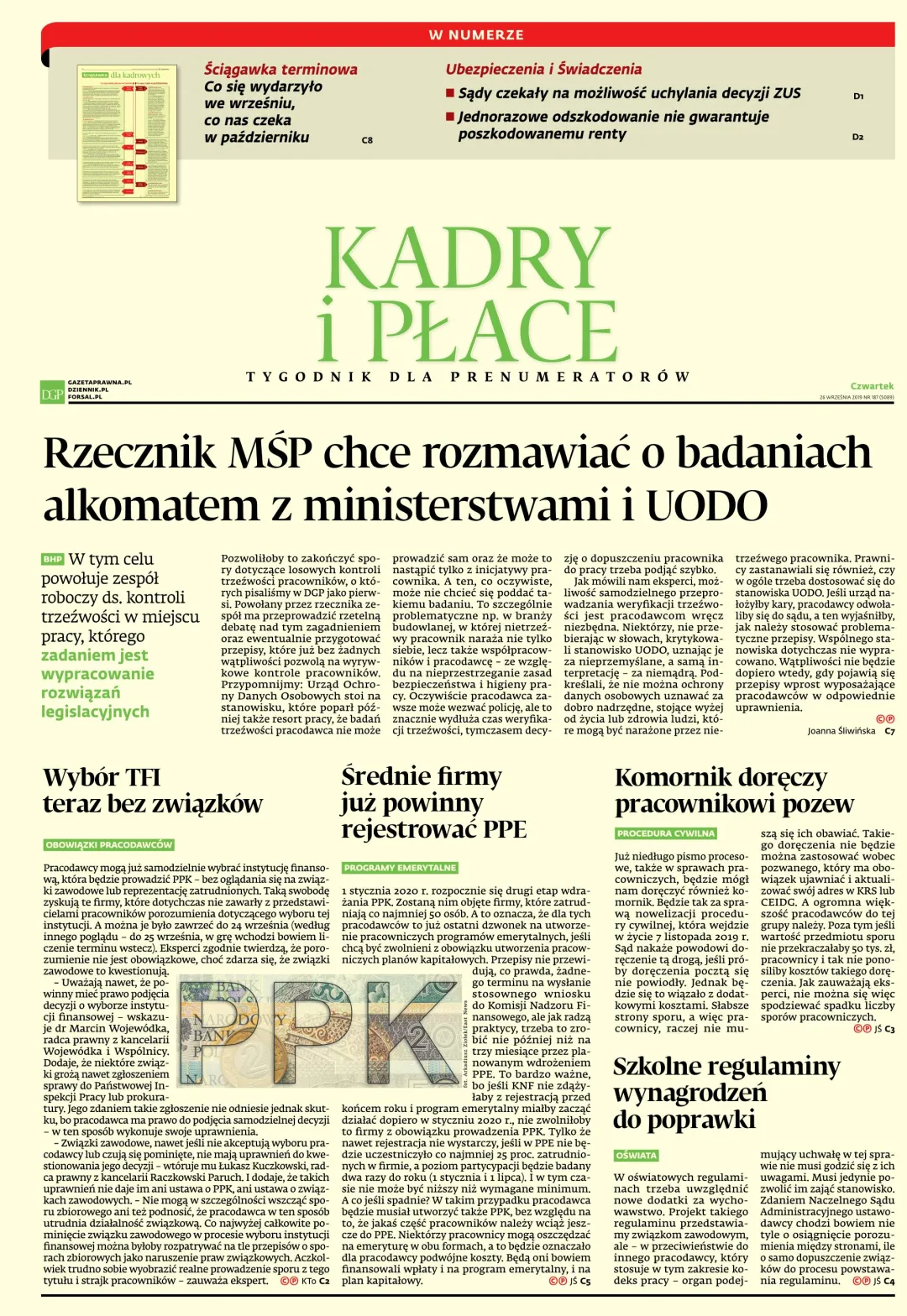 KADRY I PŁACE