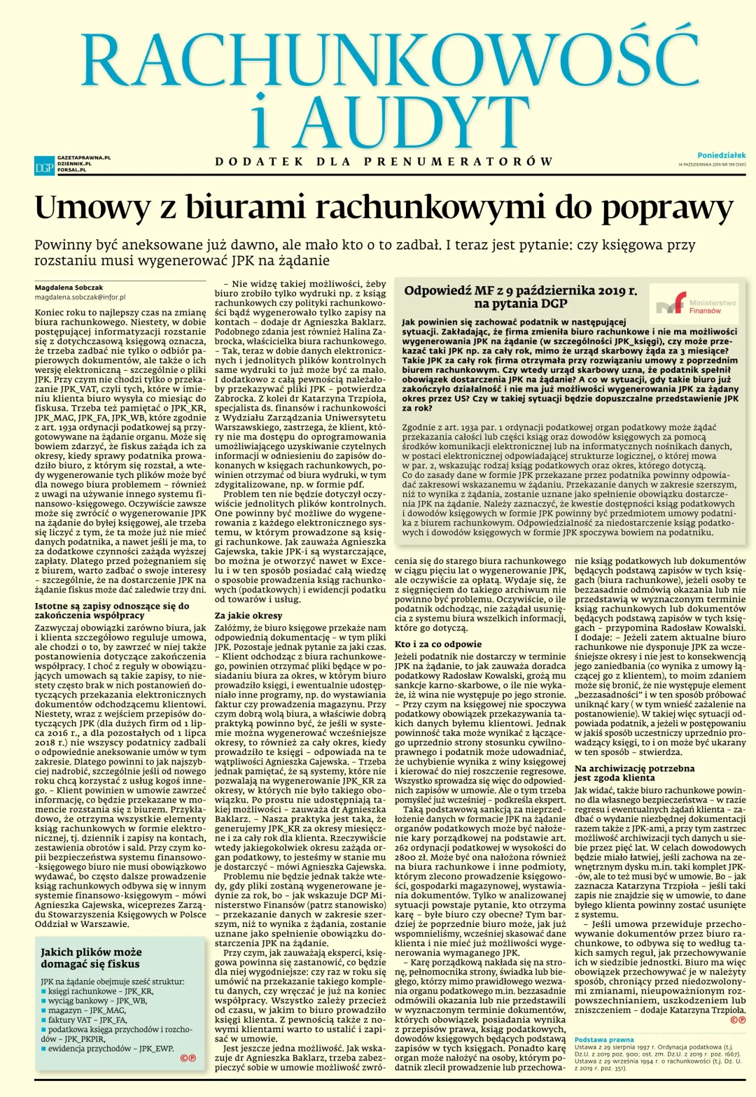 RACHUNKOWOŚĆ I AUDYT