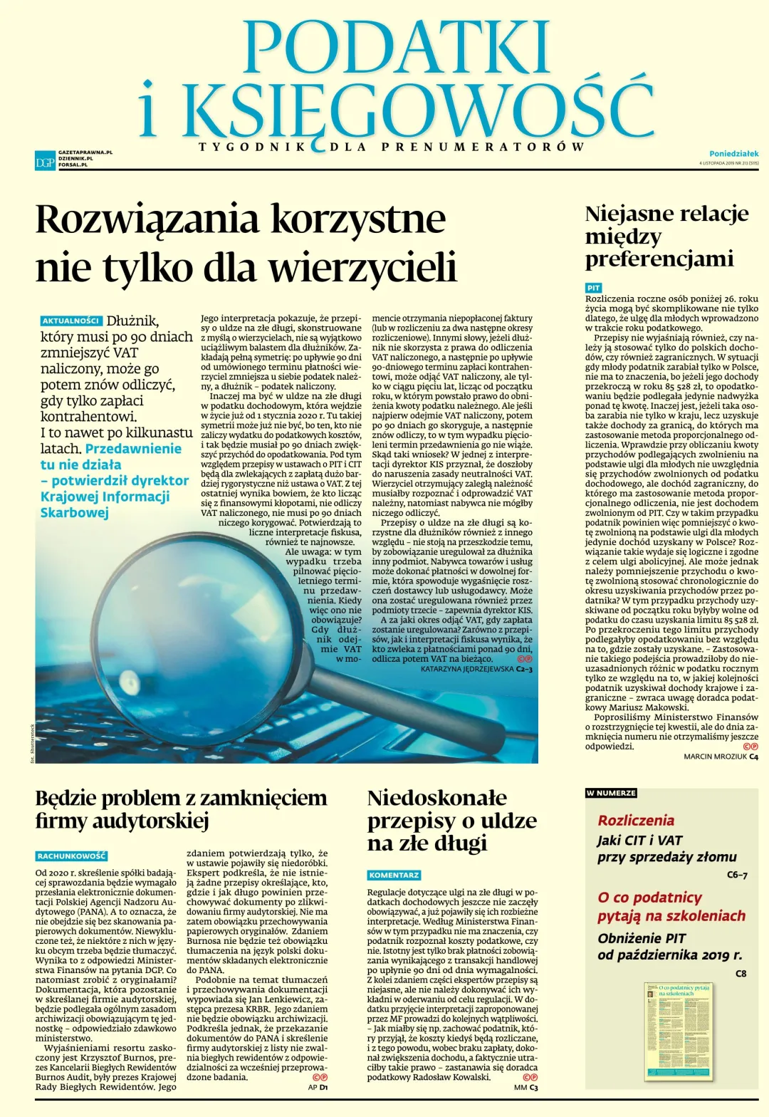 PODATKI I KSIĘGOWOŚĆ