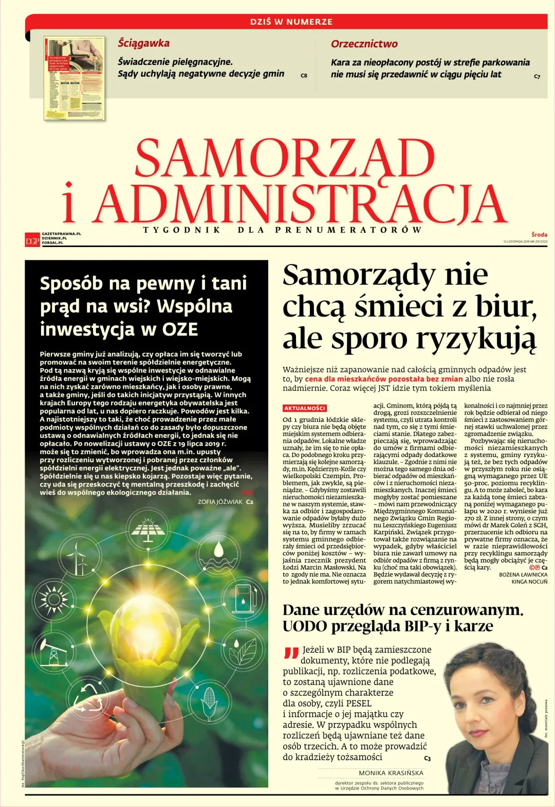 SAMORZĄD I ADMINISTRACJA