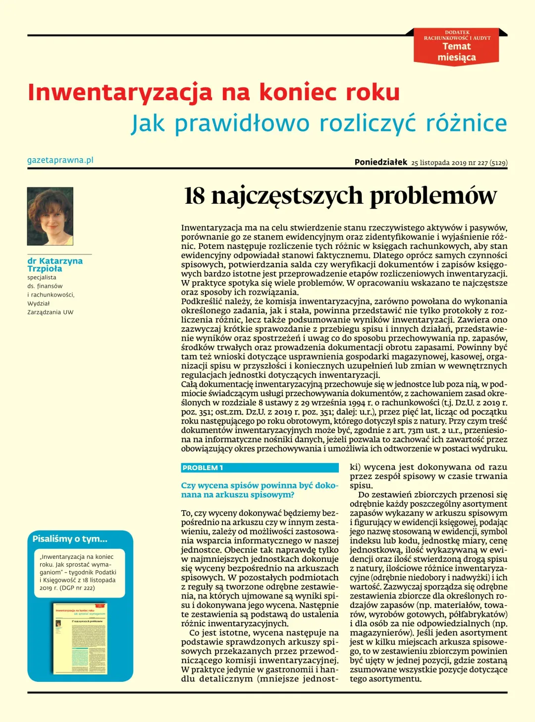RACHUNKOWOŚĆ I AUDYT