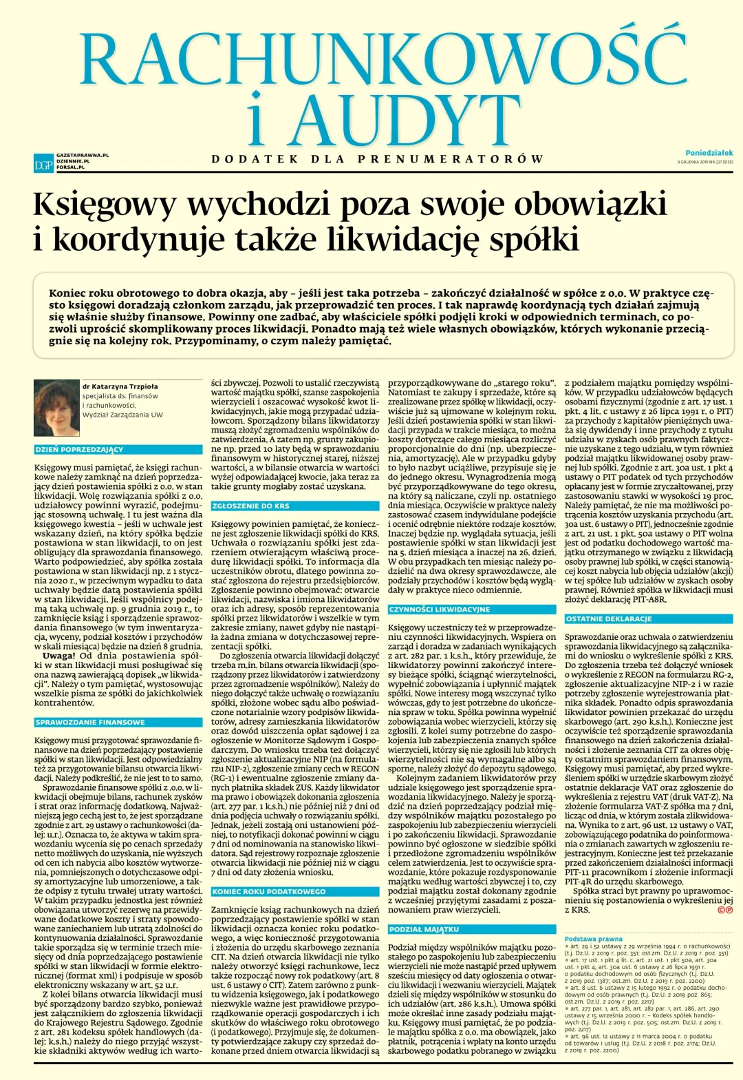 RACHUNKOWOŚĆ I AUDYT