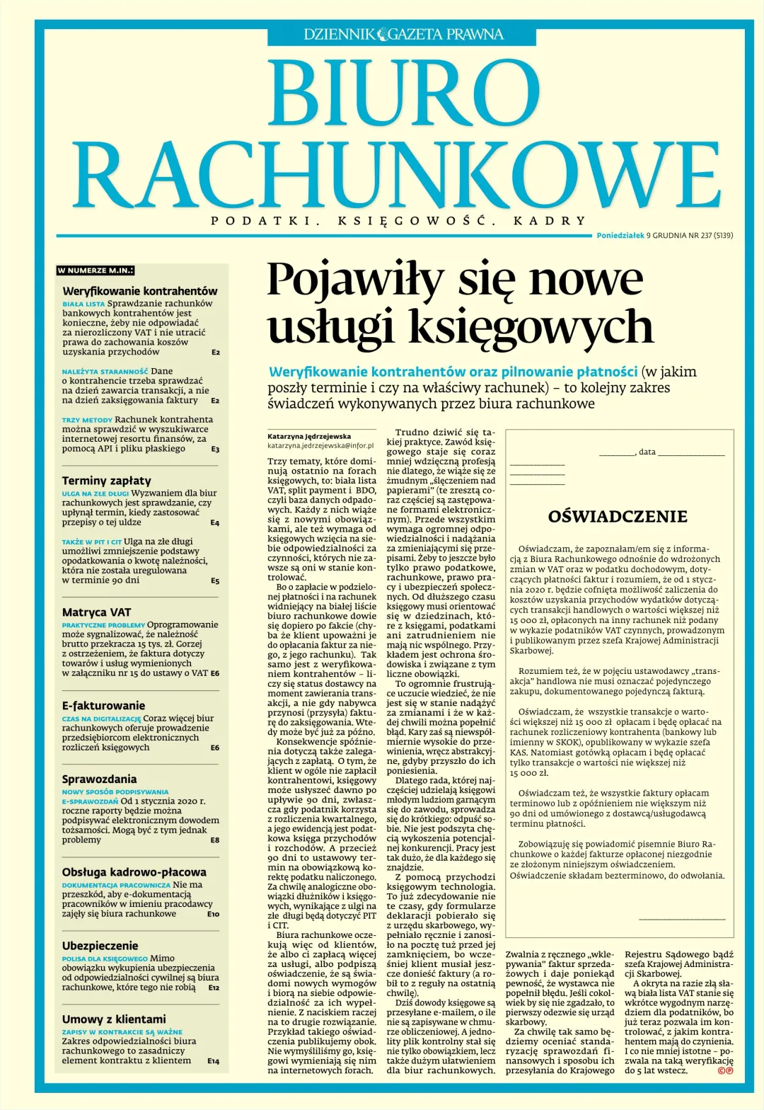 BIURO RACHUNKOWE
