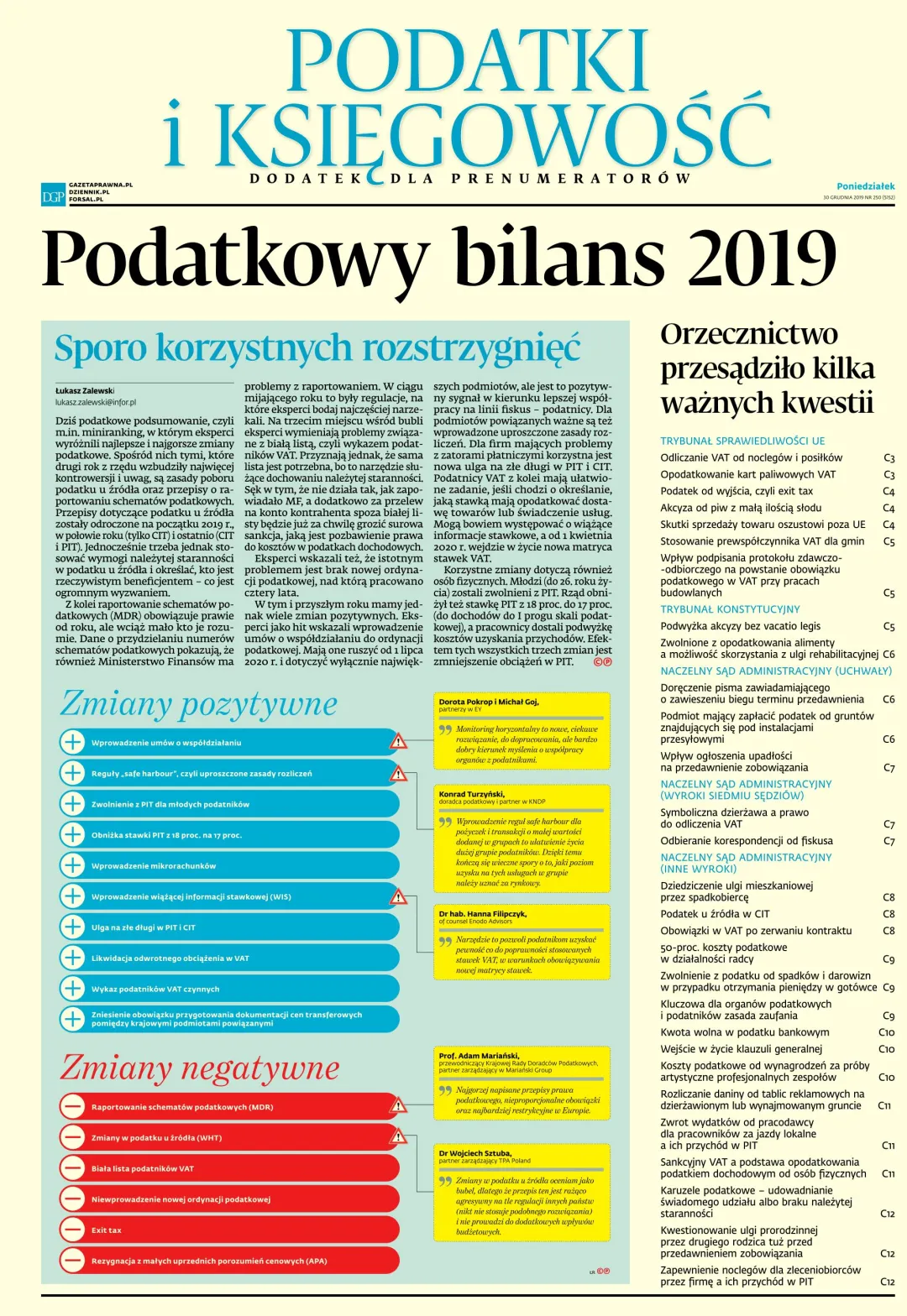 PODATKI I KSIĘGOWOŚĆ