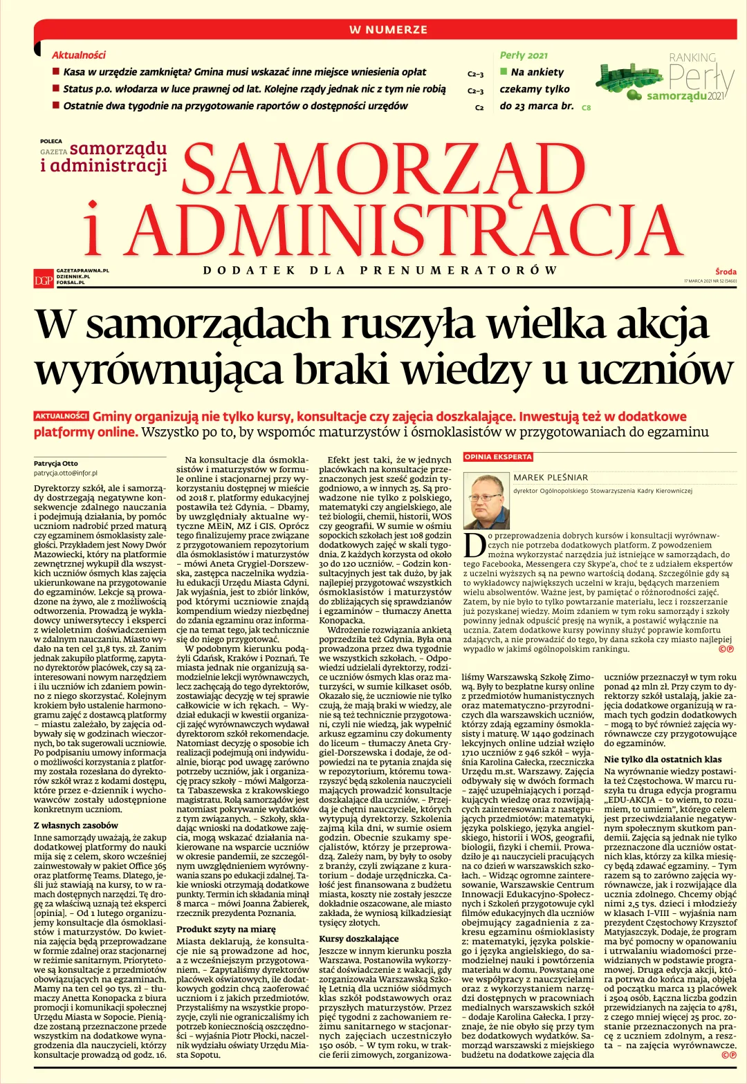 SAMORZĄD I ADMINISTRACJA