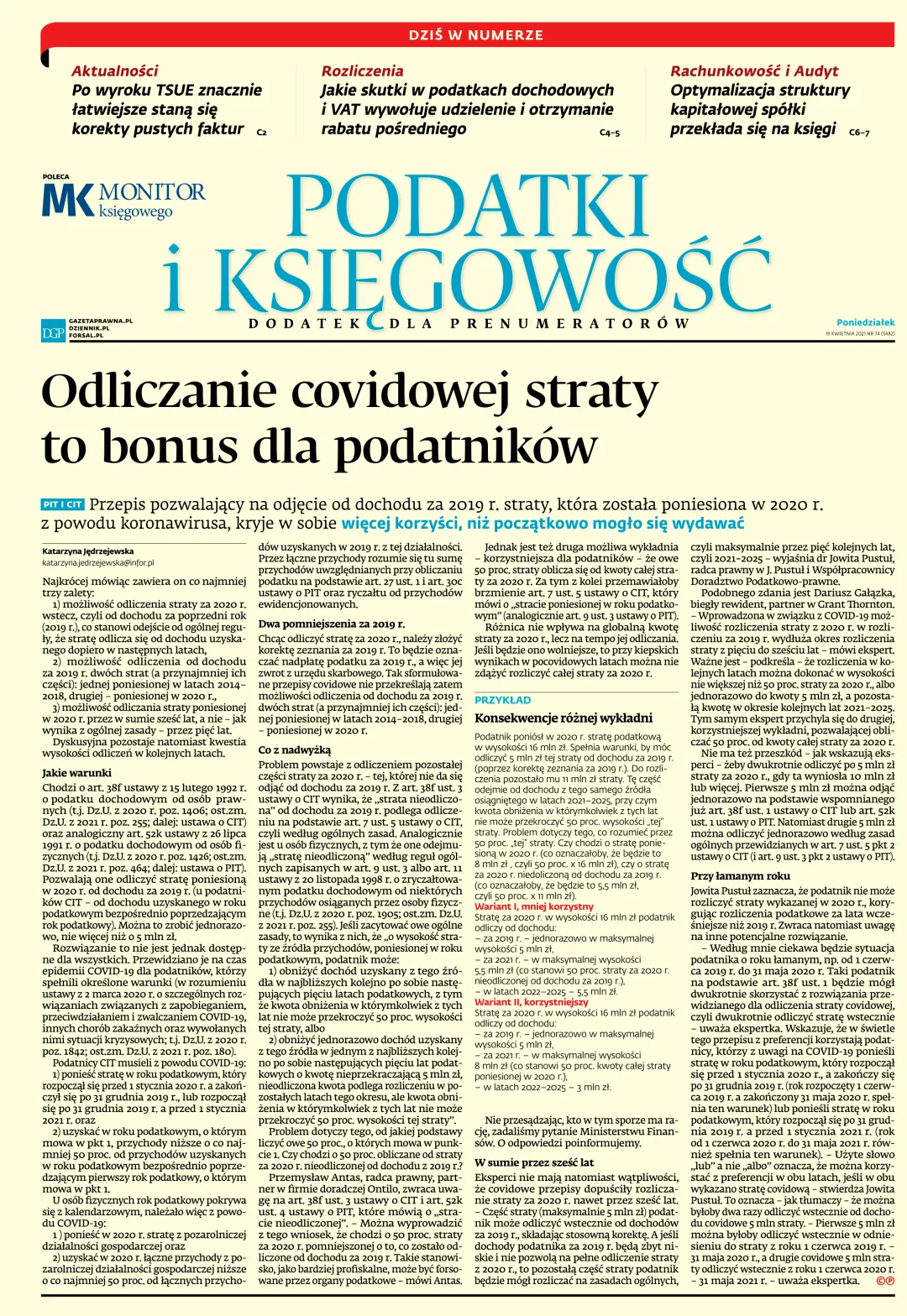 PODATKI I KSIĘGOWOŚĆ
