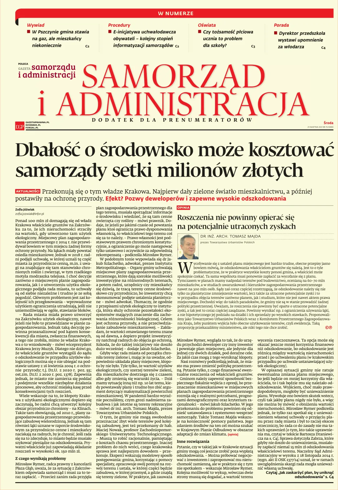SAMORZĄD I ADMINISTRACJA