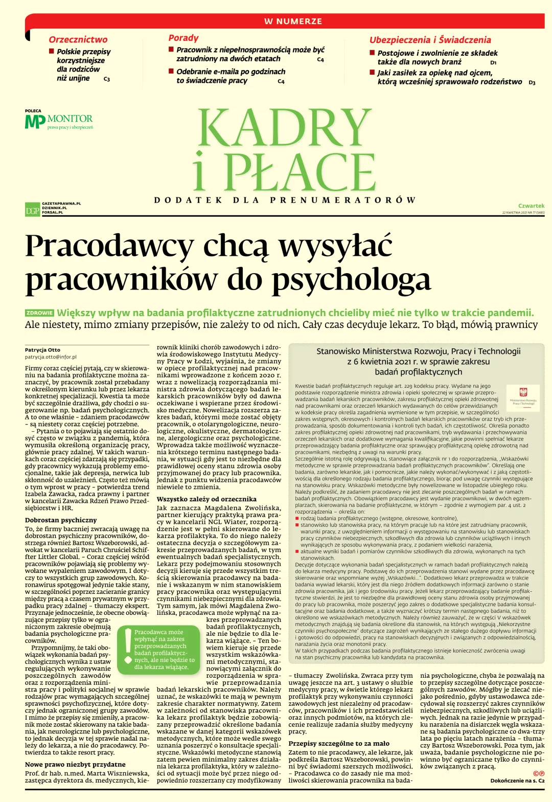 KADRY I PŁACE