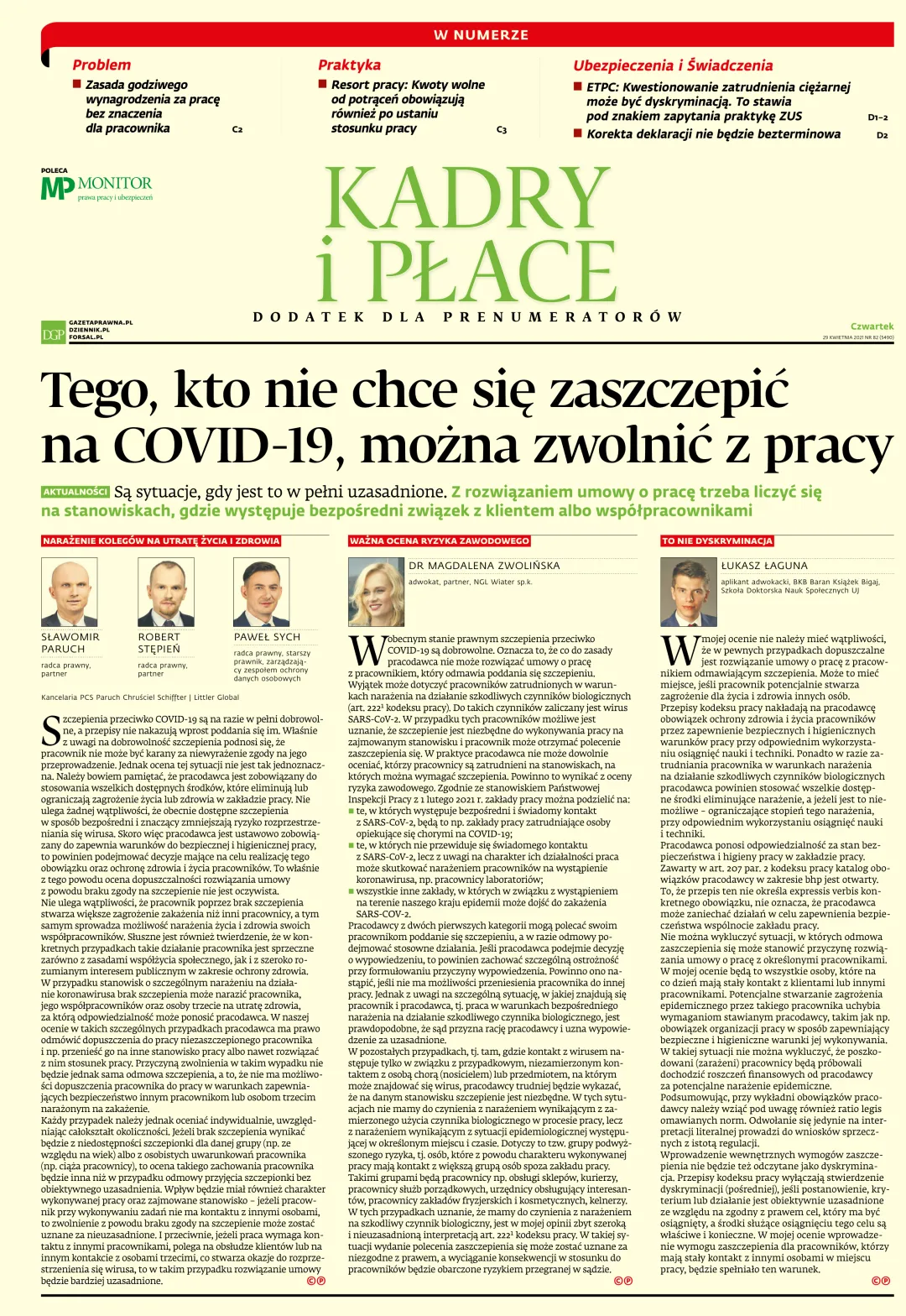 KADRY I PŁACE