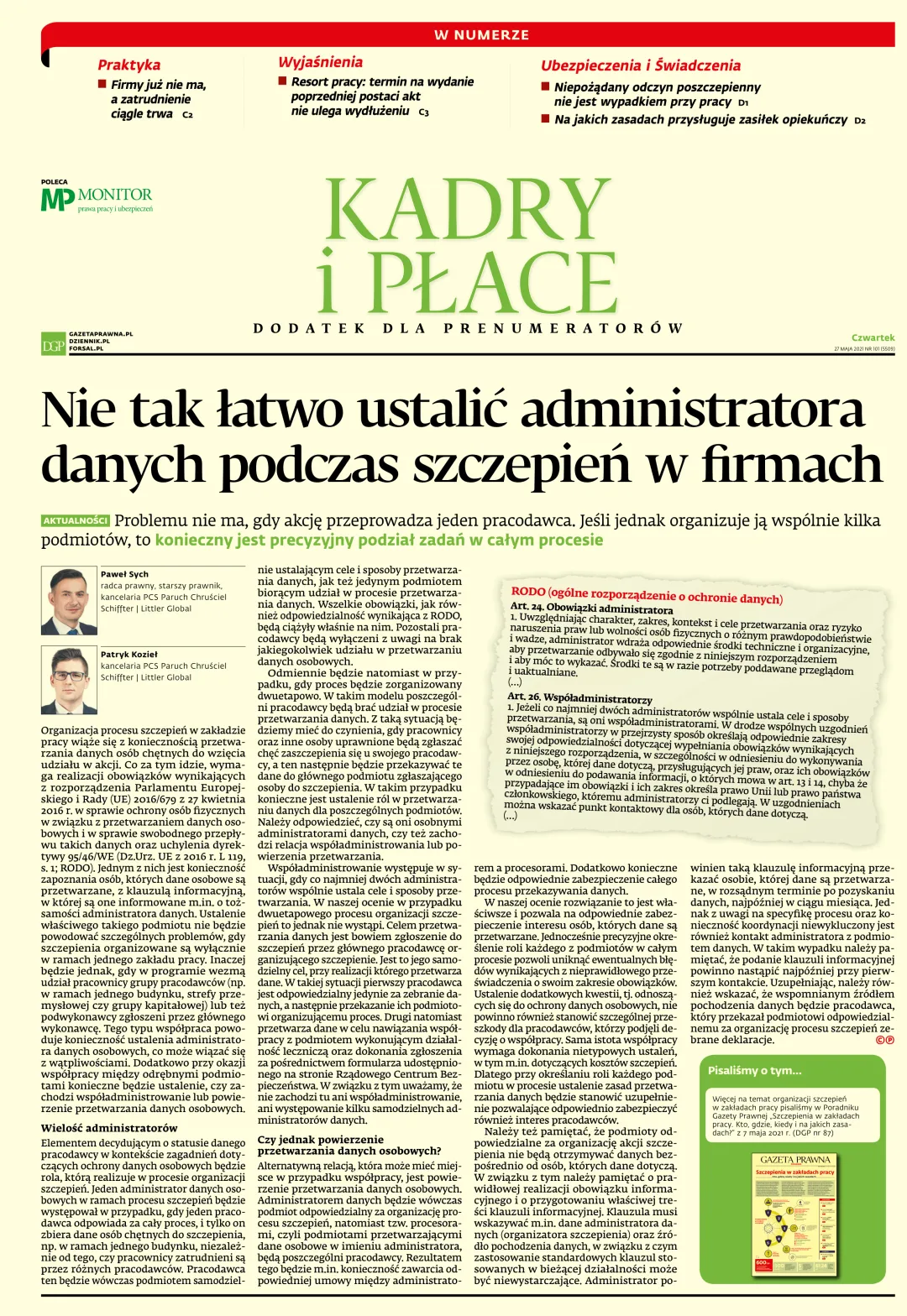 KADRY I PŁACE
