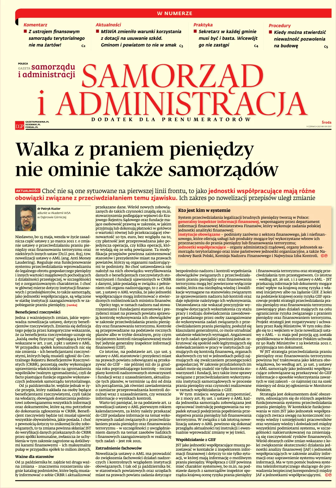 SAMORZĄD I ADMINISTRACJA