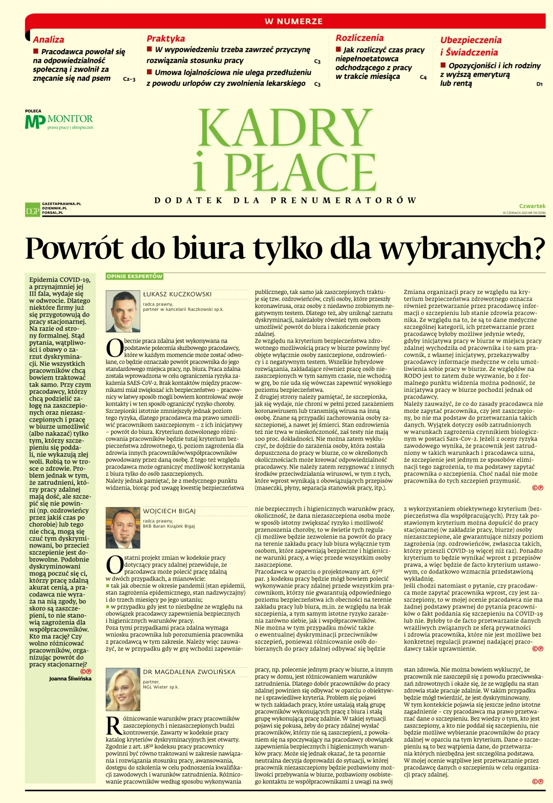 KADRY I PŁACE