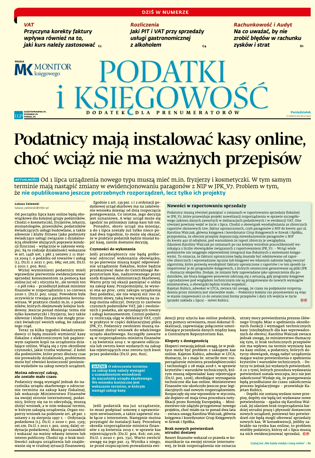 PODATKI I KSIĘGOWOŚĆ