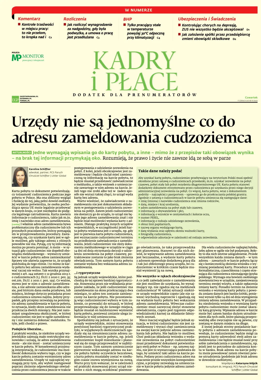 KADRY I PŁACE