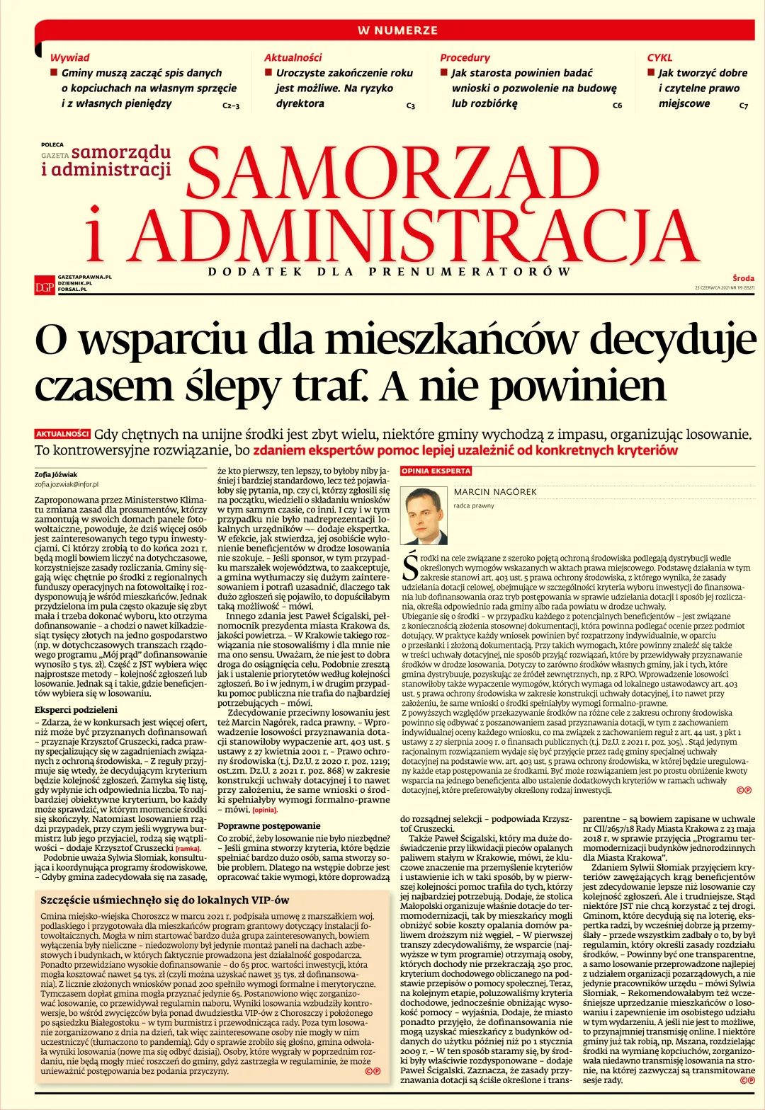 SAMORZĄD I ADMINISTRACJA