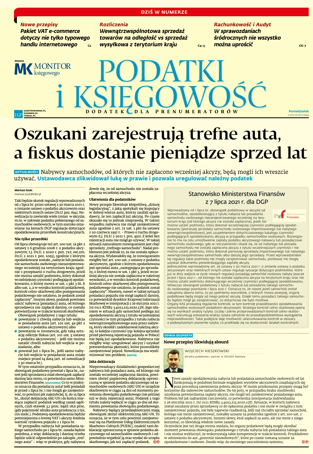 PODATKI I KSIĘGOWOŚĆ