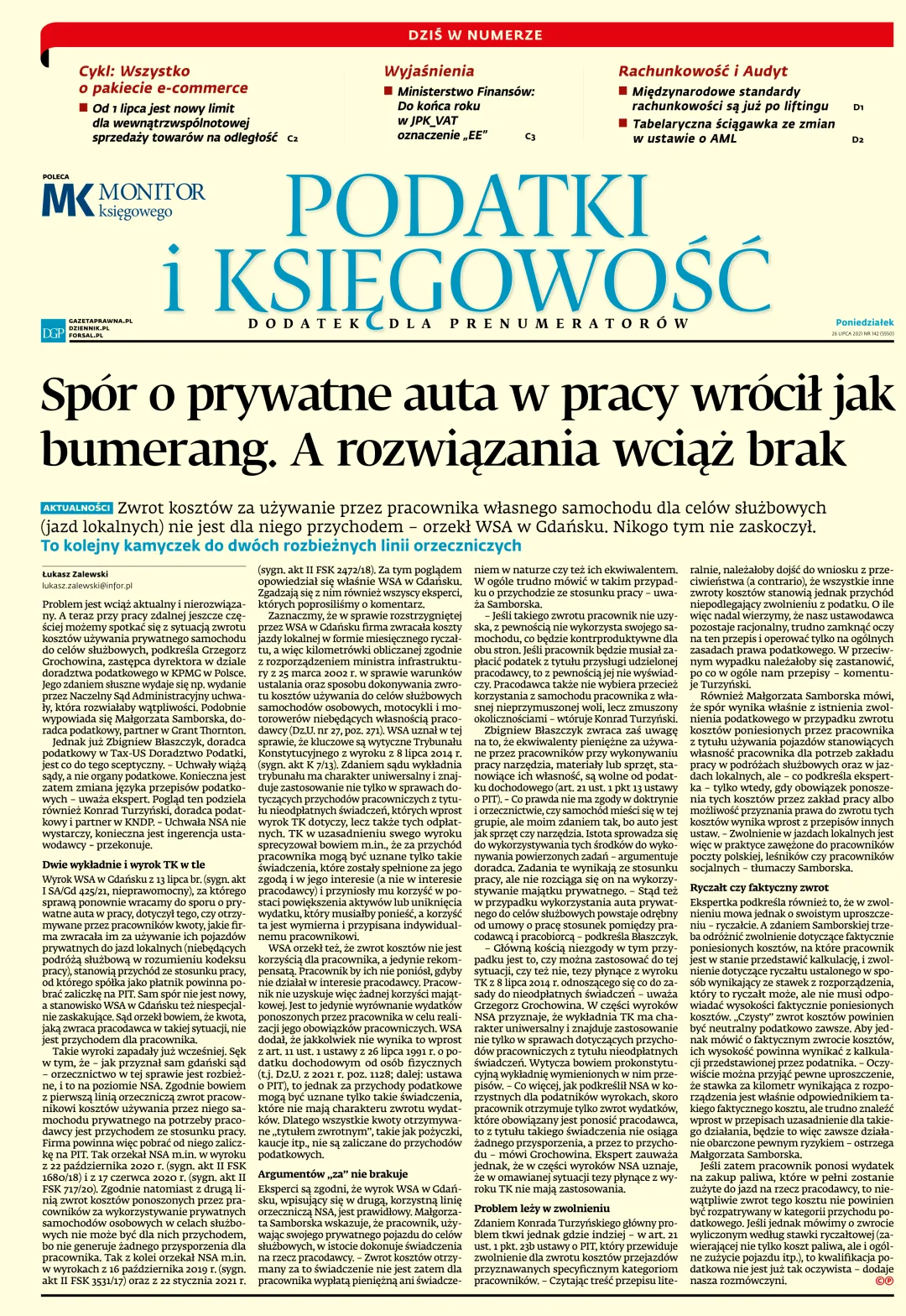 PODATKI I KSIĘGOWOŚĆ