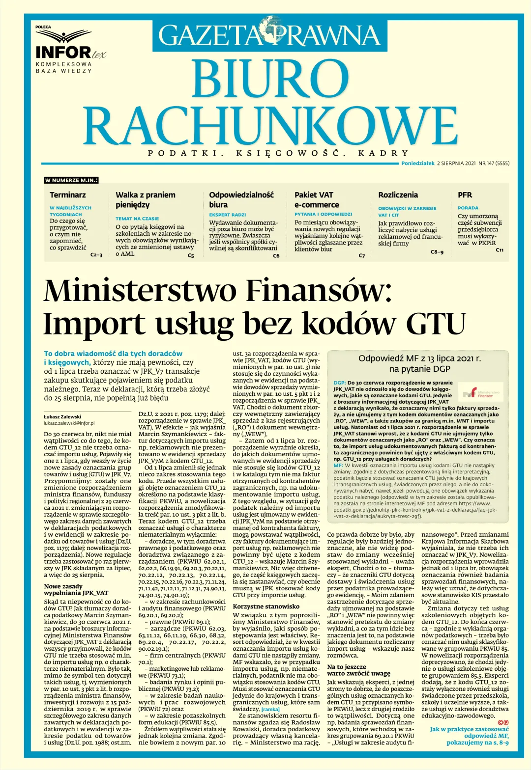 BIURO RACHUNKOWE