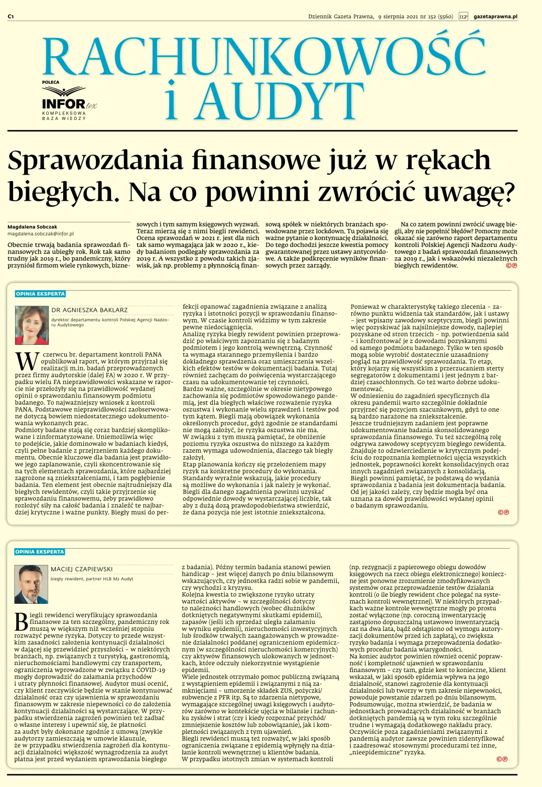 RACHUNKOWOŚĆ I AUDYT
