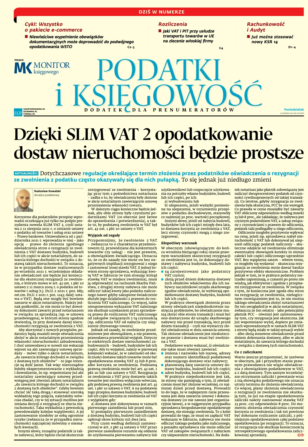 PODATKI I KSIĘGOWOŚĆ