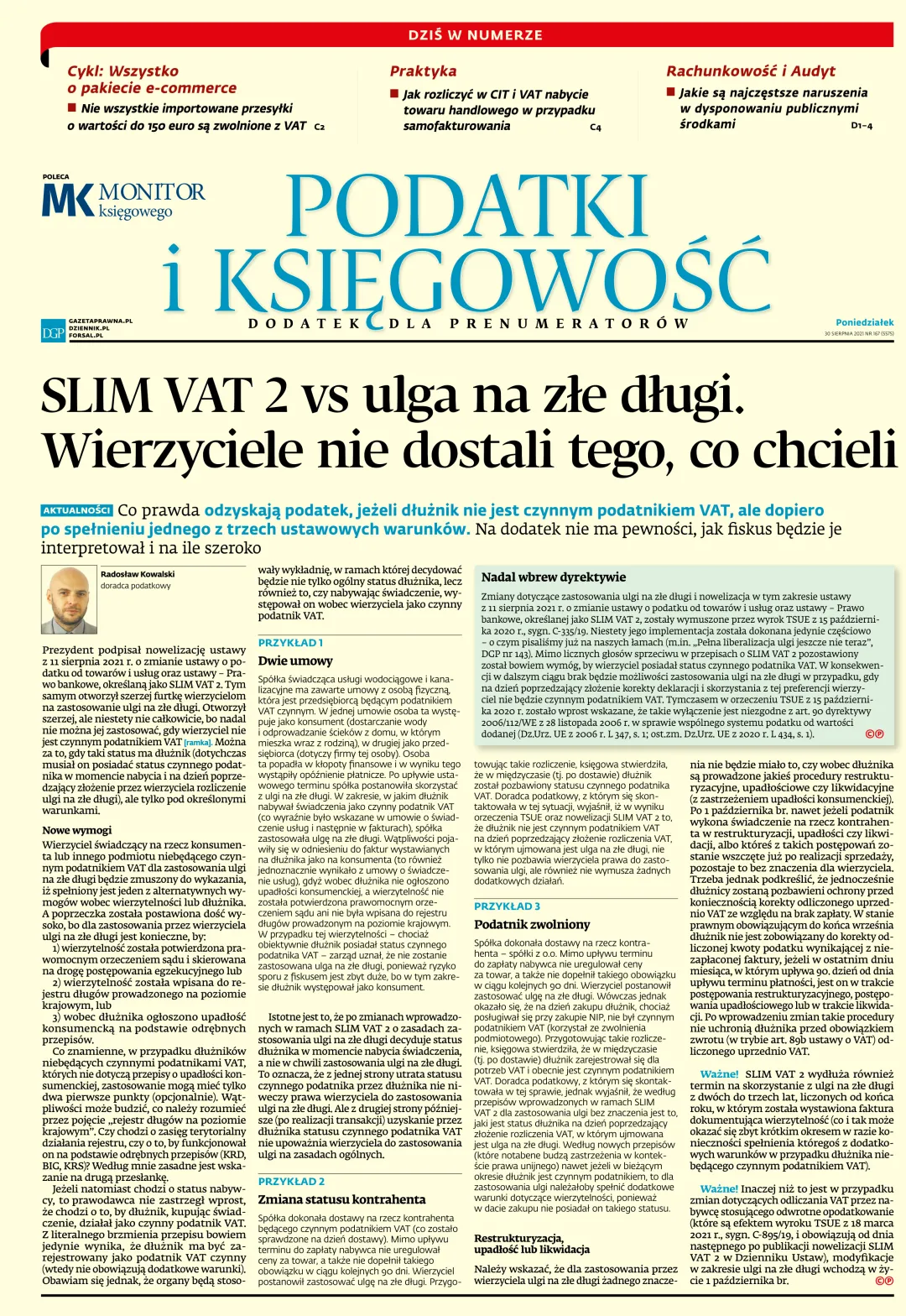 PODATKI I KSIĘGOWOŚĆ