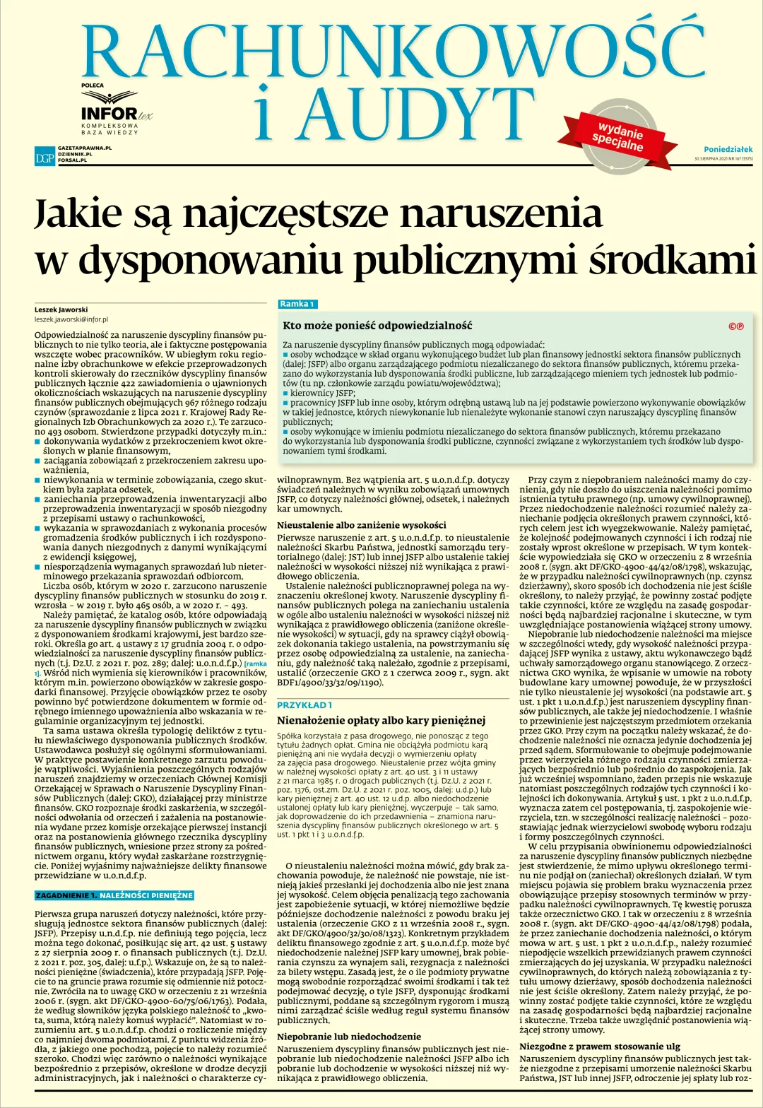RACHUNKOWOŚĆ I AUDYT