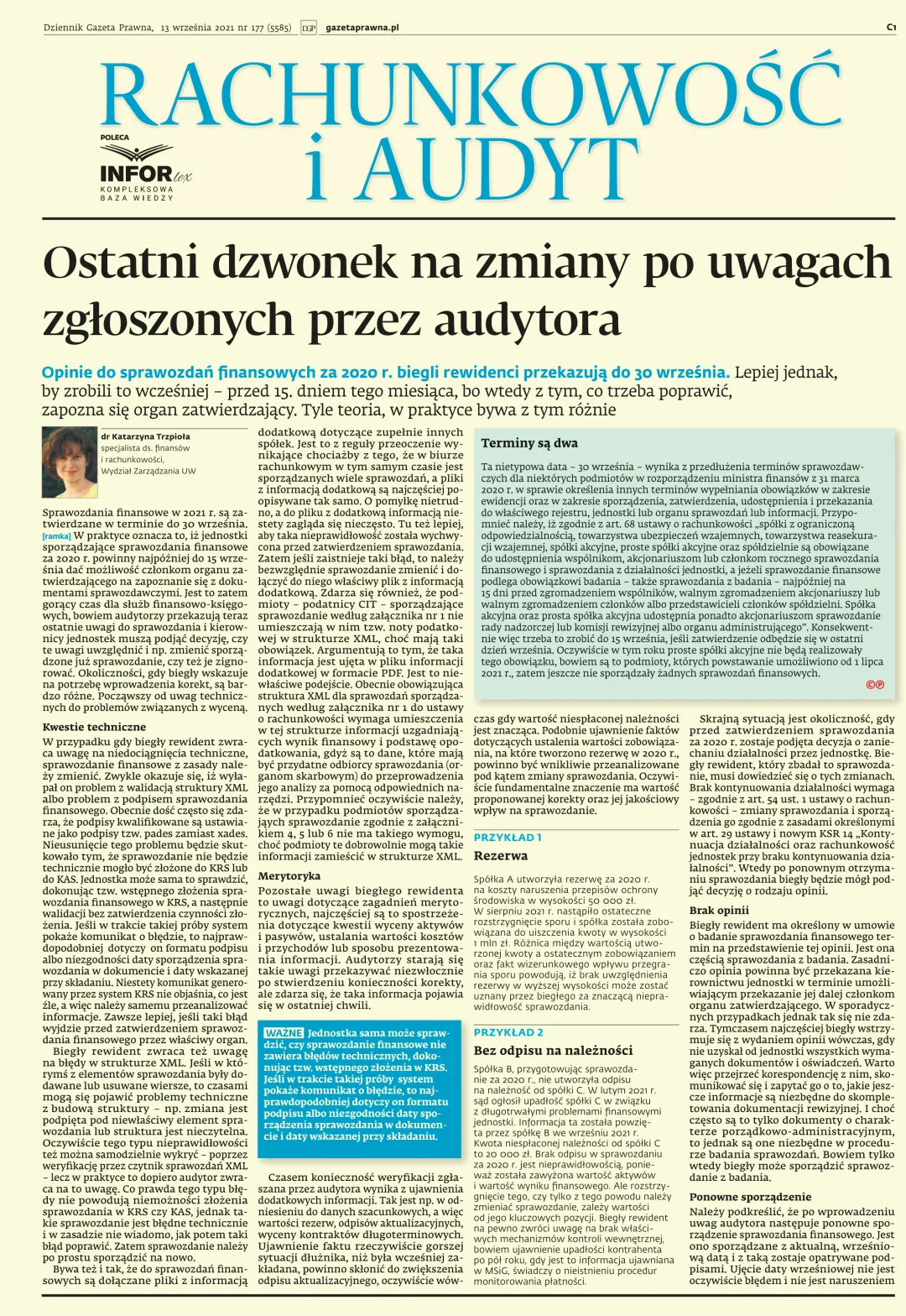 RACHUNKOWOŚĆ I AUDYT