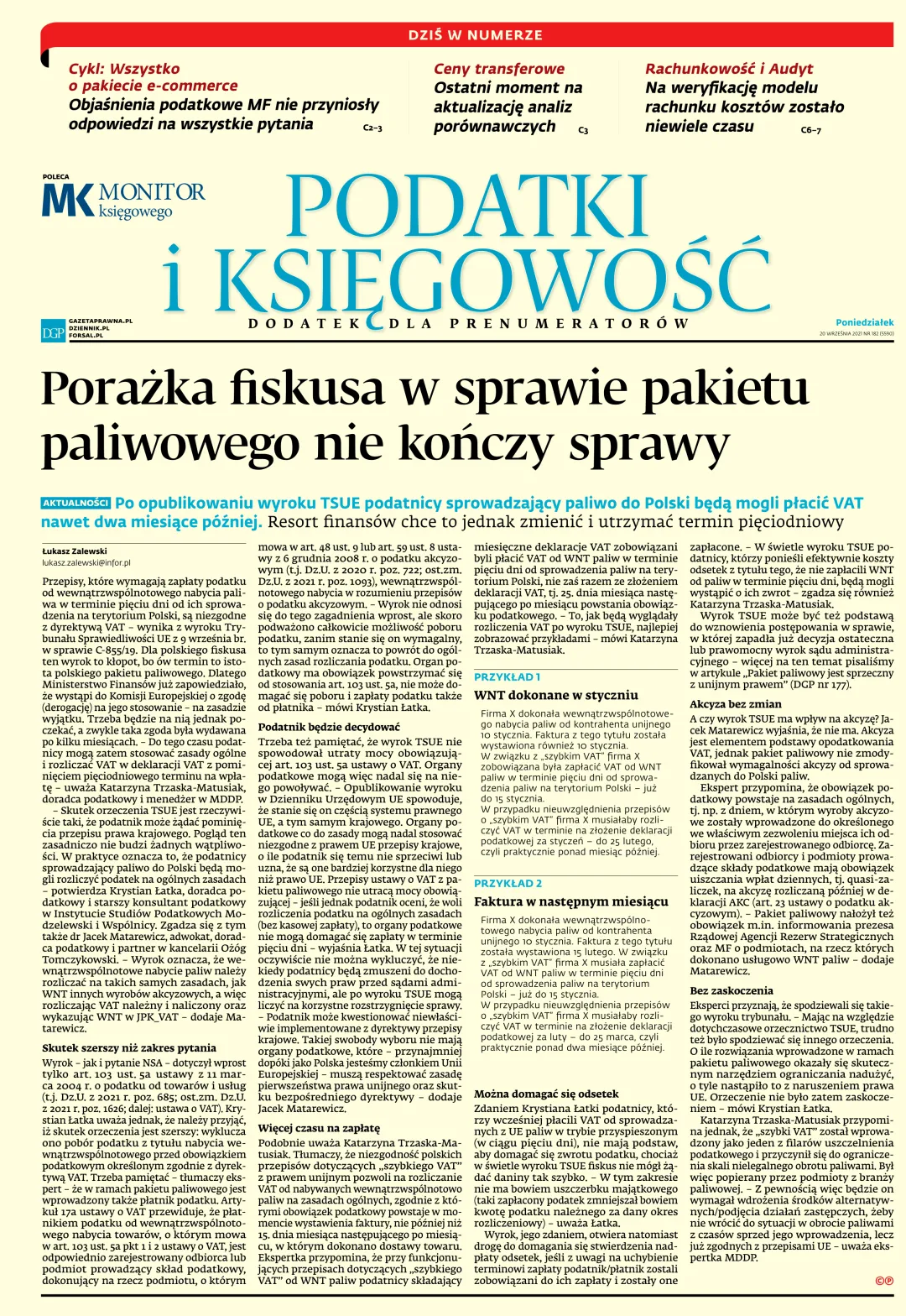 PODATKI I KSIĘGOWOŚĆ