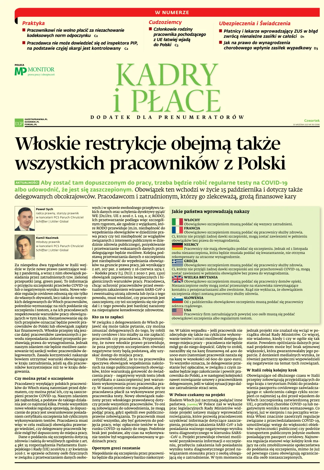 KADRY I PŁACE
