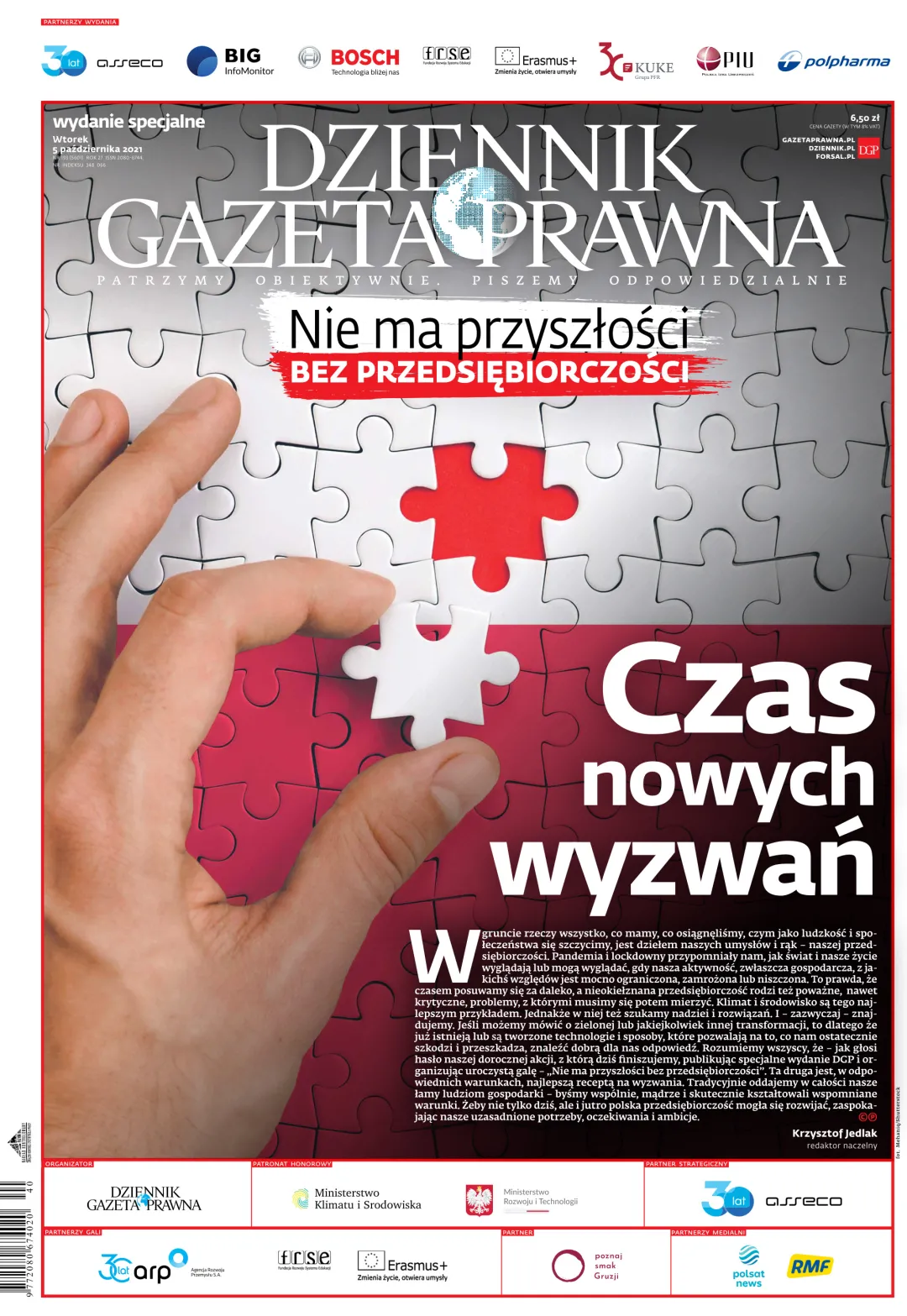 NIE MA PRZYSZŁOŚCI BEZ PRZEDSIĘBIORCZOŚCI