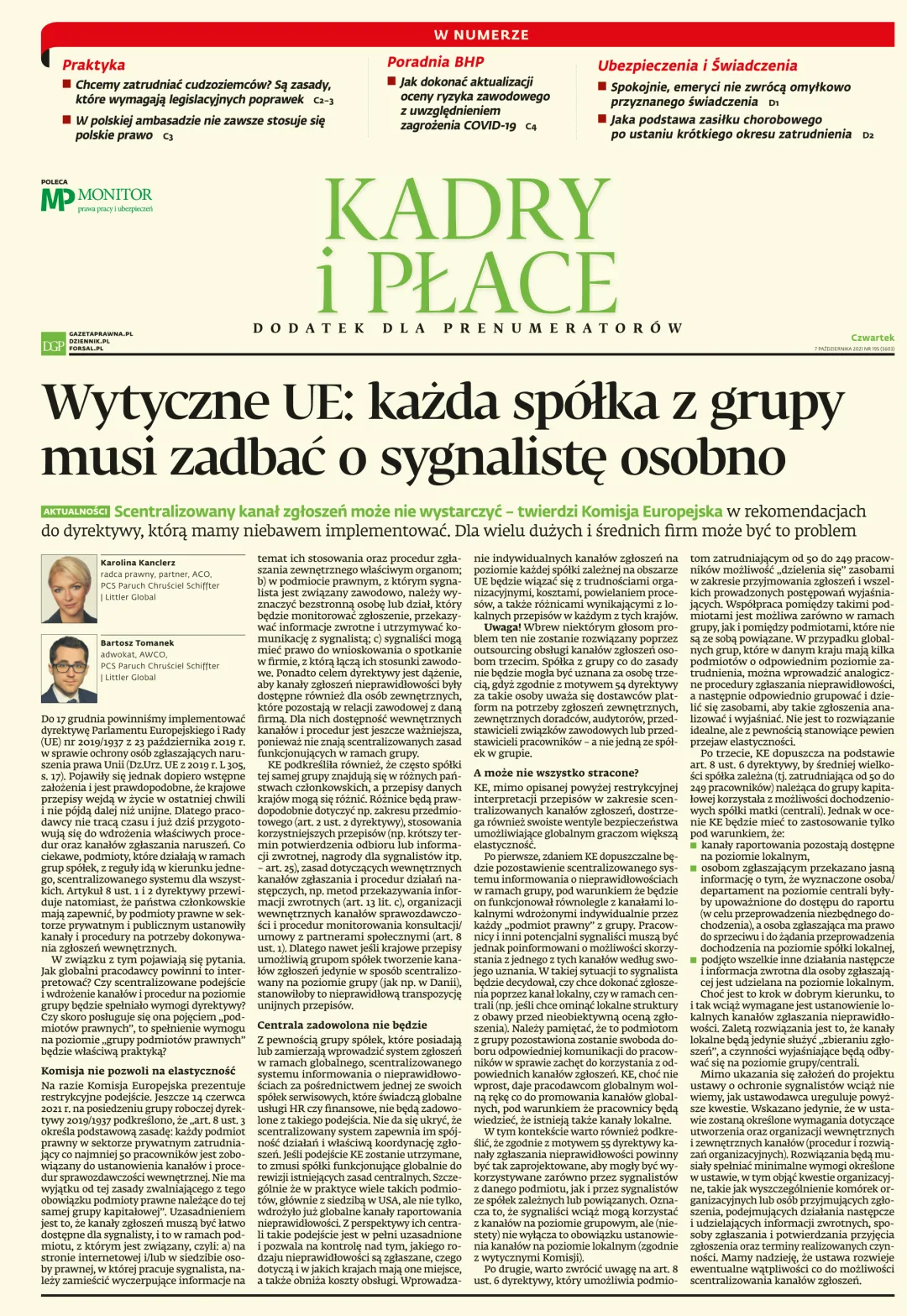 KADRY I PŁACE
