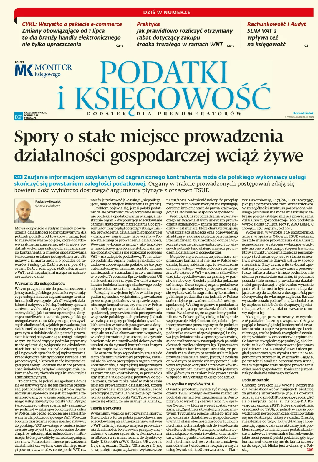 PODATKI I KSIĘGOWOŚĆ