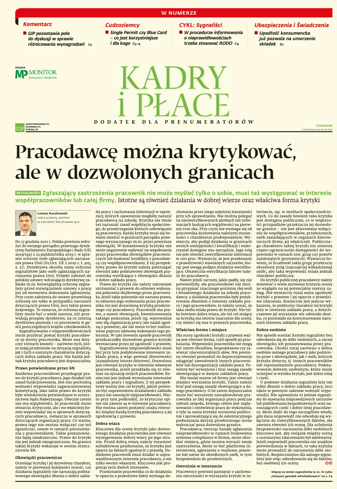 KADRY I PŁACE